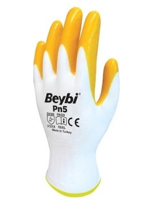 TeknoKapsül 10 Beden Nitril Sarı Eldiven 60 Adet Paket Fırsatı