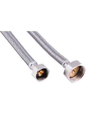 TeknoKapsül 50 cm Uzunluğunda 3/8 - 3/8 Krom Boru
