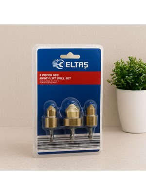TeknoKapsül Plastik Boru ve Sac Metal Delme Bits Uç Seti 3lü (15-19-24 Mm)