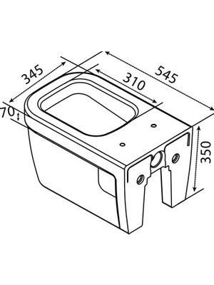 TeknoKapsül Rimless Asma Klozet, Yavaş Kapanan