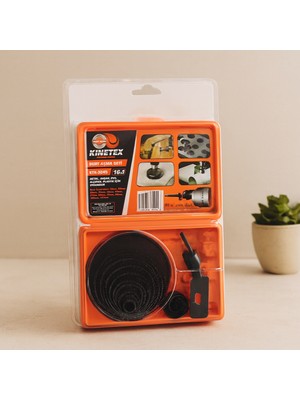 TeknoKapsül Buat Açma Panç Seti 16LI (19?127 Mm) - Metal/ahşap/pvc/alçıpan