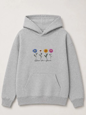 Enb1r Moda Unisex Kapüşonlu Sweatshirt Kanguru Cepli Oversize Rahat Kalıp Günlük Spor Şık Sweat