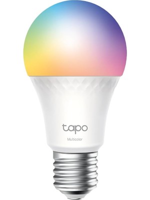 TeknoKapsül Tapo Tp-Link L535E, Matter Wi-Fi LED Akıllı Ampul, Çok Renkli, E27,75W 806 Amazon Alexa ve Google Home ile Çalışır, Renk Değiştirilebilir, Hub Gerekmez