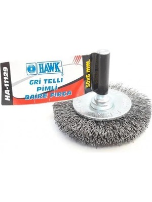 TeknoKapsül HA11129 Pimli Gri Tel Daire Fırça 50X6 mm