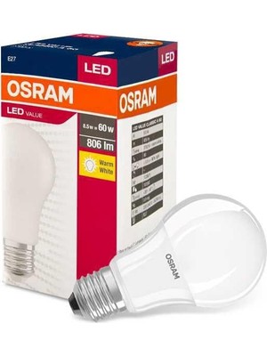 TeknoKapsül E-27 8,5W Sarı LED Ampul 1 Adet