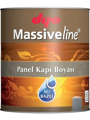 TeknoKapsül Massiveline Su Bazlı Panel Kapı Boyası Beyaz 0,75 Litre