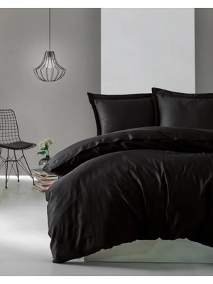 TeknoKapsül Tek Kişilik Saten Nev Takımı Elegante Siyah