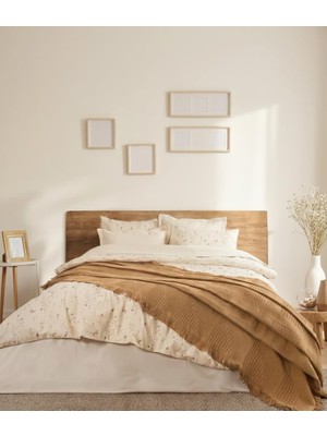 TeknoKapsül Şaheser Home Collection Çift Kişilik Pikeli Dijital Baskılı Nev Takımı Marvin Hardal