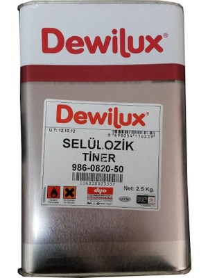TeknoKapsül Selülozik Tiner 2,5 kg