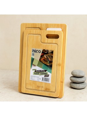 TeknoKapsül Bambu Kesme Panosu 2'li Set (18X28 & 22X32 Cm)