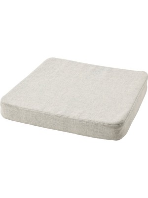 IKEA Bej Sandalye Minderi 35X37 cm - Yumuşak Dolgulu Modern Ergonomik Rahat Oturak Kılıflı