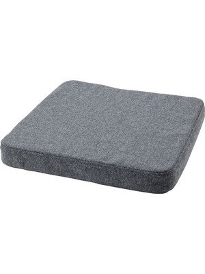 IKEA Gri Sandalye Minderi 35X37 cm - Yumuşak Dolgulu Modern Ergonomik Rahat Oturak Kılıflı