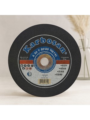 TeknoKapsül 230MM Metal Kesici Disk 3.0mm 22MM Spiral Taş