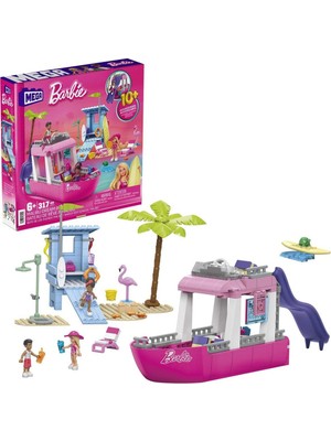 TeknoKapsül HPN79 Mega Barbie® Malibu Rüya Teknesi™ 317 Parça +6 Yaş