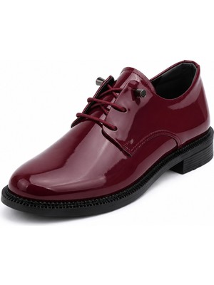 Zenora Shoes Unisex Loafer Makosen Bordo Ortopedik Ayakkabı