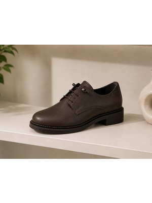 Zenora Kadın Loafer Makosen Kahve Ayakkabı