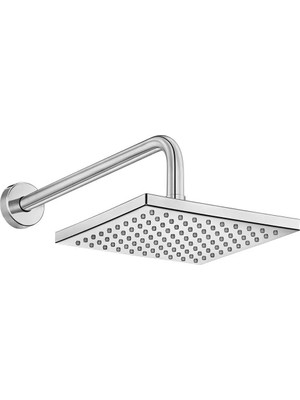 E.C.A. Ar-Yak 102145084 Dicle Tepe Duş Başlığı (200X200 Mm) Duvardan Borulu (L=388 Mm)