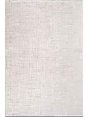 Rugzella Krem Modern Soyut Desenli Yumuşak Dokulu Halı