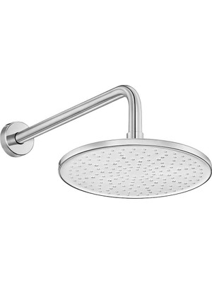 E.C.A. Ar-Yak 102145082TUNA  Tepe Duş Başlığı (Ø 225 Mm) Duvardan Borulu (L=338 Mm)