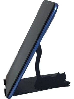 Mikasso Akrobat Telefon Tutucu Oynar Başlıklı (Siyah) (Kutusuz) Siyah Plastik
