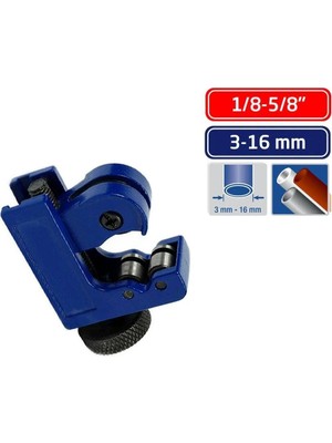 Mikasso PT03075 Bakır Prinç Alüminyum ve Pvc Boru Kesme 3-16 mm