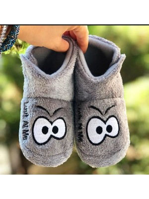 MyChild Erkek Çocuk Panduf Cırt Cırtlı Kaydırmaz Taban Anaokulu Kreş Ev Ayakkabısı