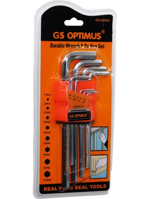 Mikasso 9 Parça Krom Uzun - Düz Alyan 180MM (5372) TYGOO-RSGO4569