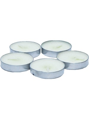 Nur Store Tea Lights Beyaz Mum 5 Li 1 Paket