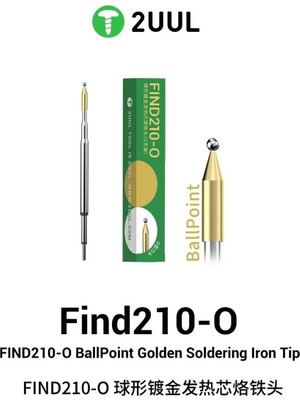 Mikasso FD15 FIND210-O Mikro Lehimleme Için Ballpoint Havya Ucu