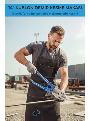 Mikasso 14" Kublon Demir Kesme Makası