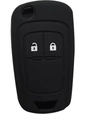Mikasso Autohan Keys Silikon Anahtar Kılıfı, Siyah Koruyucu Kılıf, Astra J, Corsa D, Corsa E, Insignia, Mokk