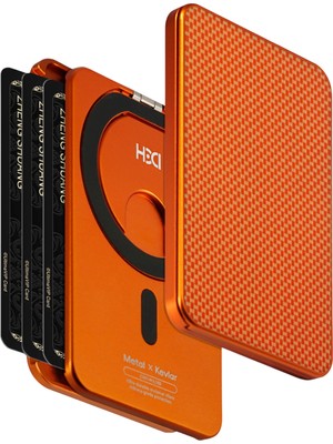 Fuchsia HDD HS-028 Serpentine Magneticsave Kartlık - Turuncu