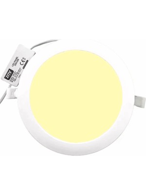ZMR 15W Sıvaaltı Panel LED Armatür 3000K Günışığı 1275 Lm Beyaz Kasa 230V