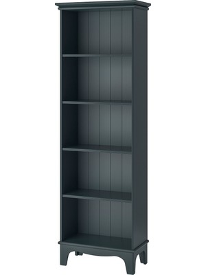 IKEA Modern Mavi Kitaplık 65X199 cm - Salon Çalışma Odası Kaliteli Dolap - Şık Depolama