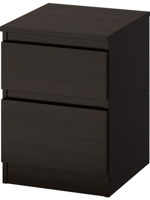 IKEA Modern Beyaz Komodin 35X49 cm - Yatak Odası Kaliteli Dolap - Şık Depolama Çözümü