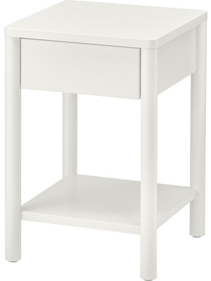 IKEA Modern Beyaz Komodin 40X40X59 cm - Yatak Odası Kaliteli Dolap - Şık Depolama Çözümü