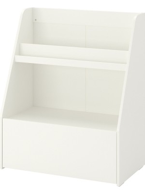 IKEA Modern Beyaz Kitaplık 80X43X96 cm - Salon Çalışma Odası Kaliteli Dolap - Şık Depolama