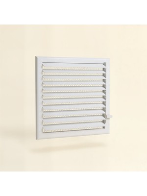 Upstyle Vento Alüminyum Banyo ve Wc Havalandırma Menfezi Beyaz 25X38 cm