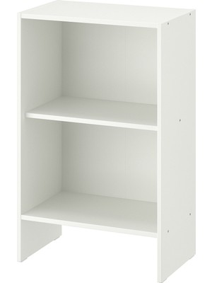 IKEA Modern Beyaz Kitaplık 50X30X80 cm - Salon Çalışma Odası Kaliteli Dolap - Şık Depolama