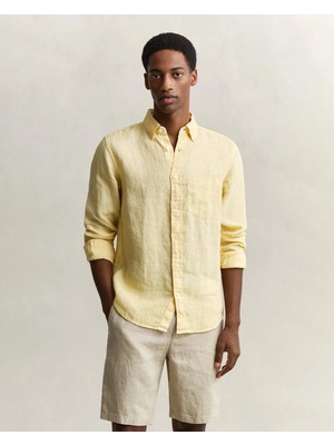 Gant Keten Slim Fit Gömlek