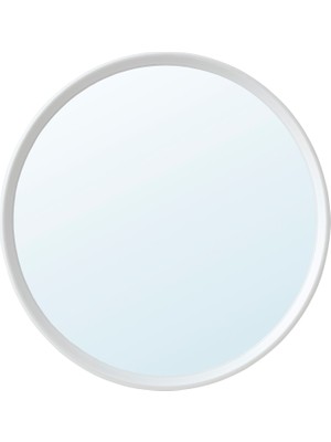 IKEA Modern Beyaz Yuvarlak Duvar Aynası 26 cm cm - Duvar/salon Dekoratif Ayna - Şık Modern Tasarım