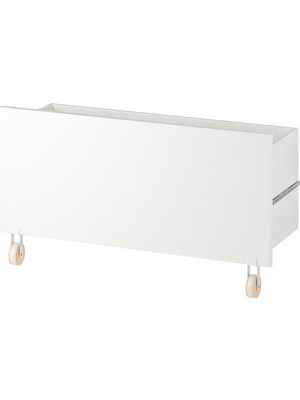 IKEA Modern Beyaz Kitaplık 80X28X43 cm - Salon Çalışma Odası Kaliteli Dolap - Şık Depolama