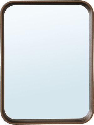 IKEA Modern Siyah Duvar Aynası 28X37 cm - Duvar/salon Dekoratif Ayna - Şık Modern Tasarım