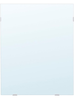 IKEA Modern Siyah Duvar Aynası 48X60 cm - Duvar/salon Dekoratif Ayna - Şık Modern Tasarım