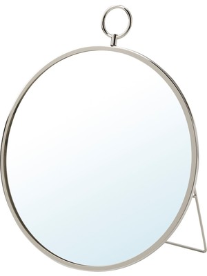 IKEA Modern Siyah Masa Aynası 25 cm cm - Duvar/salon Dekoratif Ayna - Şık Modern Tasarım