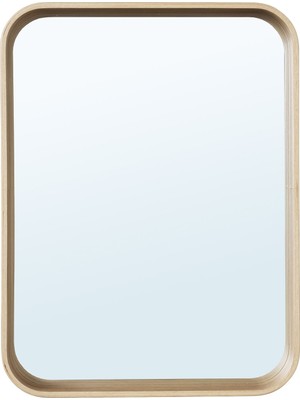 IKEA Modern Kahverengi Duvar Aynası 28X37 cm - Duvar/salon Dekoratif Ayna - Şık Modern Tasarım