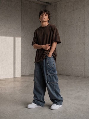 Shemard Kahve Oversize T-Shirt