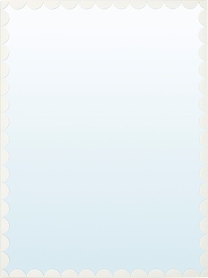 IKEA Modern Beyaz Duvar Aynası 30X40 cm - Duvar/salon Dekoratif Ayna - Şık Modern Tasarım