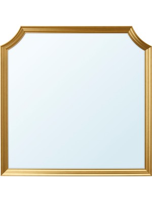 IKEA Modern Altın Duvar Aynası 78X78 cm - Duvar/salon Dekoratif Ayna - Şık Modern Tasarım