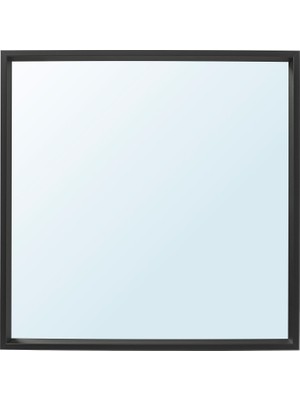 IKEA Modern Siyah Duvar Aynası 65X65 cm - Duvar/salon Dekoratif Ayna - Şık Modern Tasarım